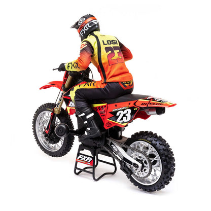 1/4 Promoto-MX Motorcycle RTR, FXR: Red