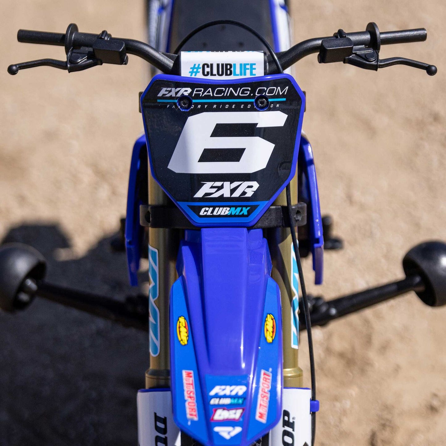 1/4 Promoto-MX Motorcycle RTR, Club MX: Blue