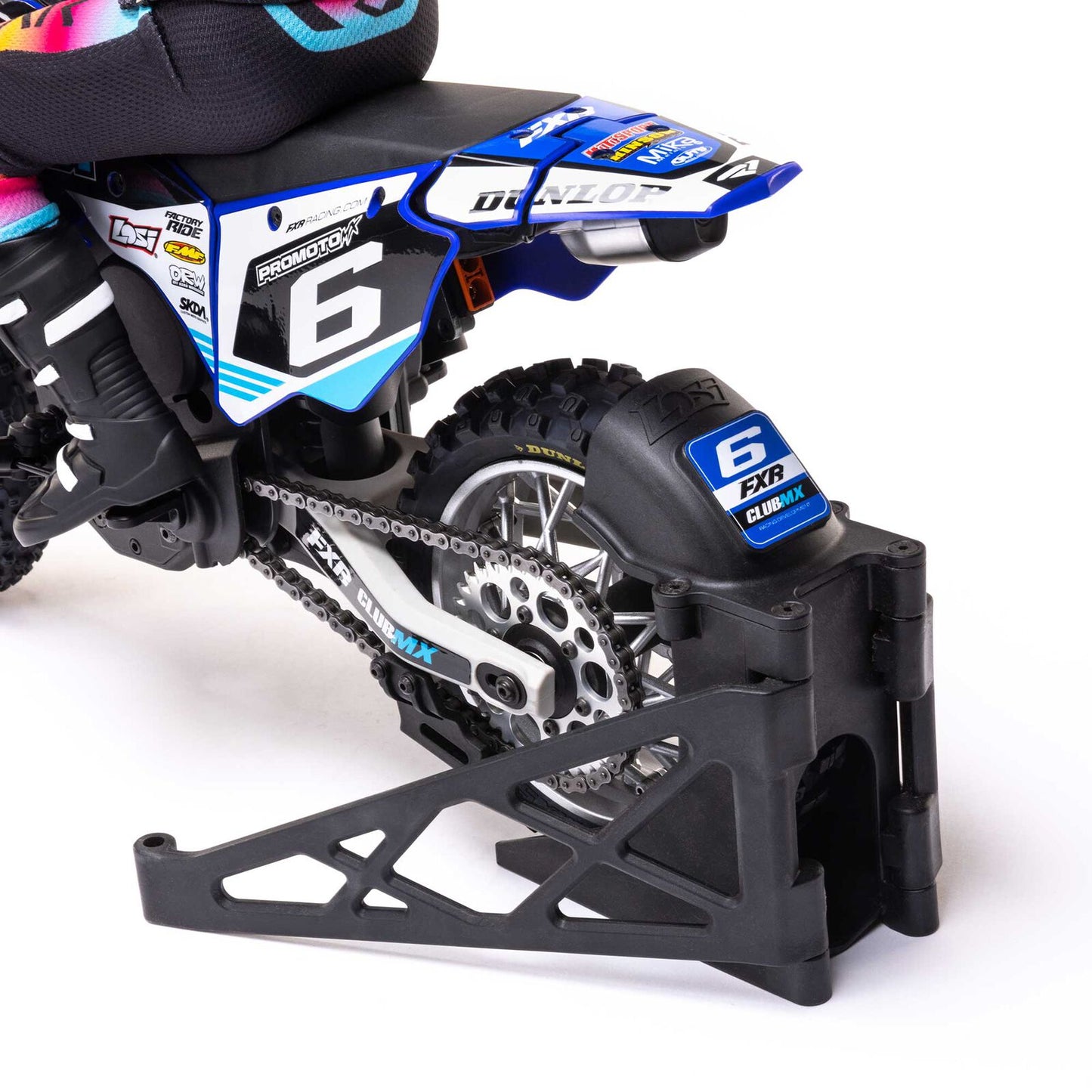 1/4 Promoto-MX Motorcycle RTR, Club MX: Blue