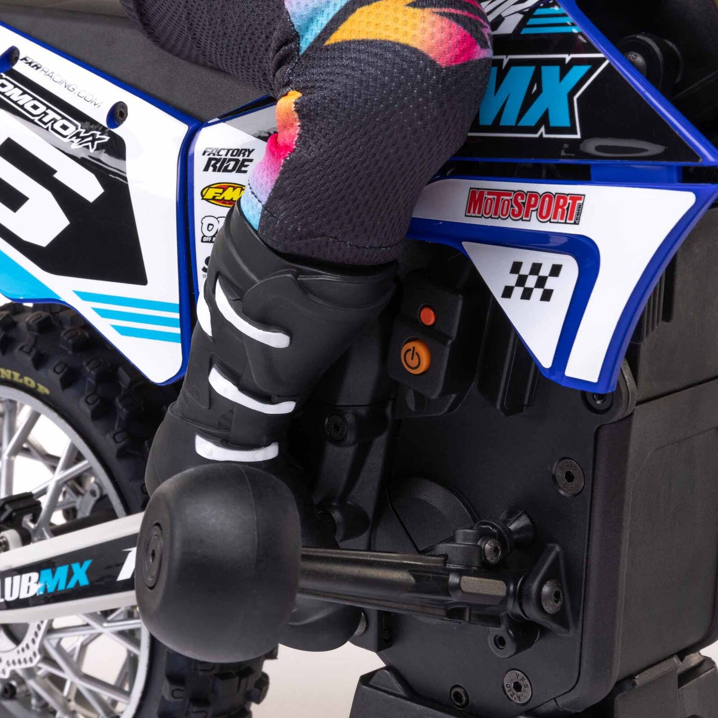 1/4 Promoto-MX Motorcycle RTR, Club MX: Blue