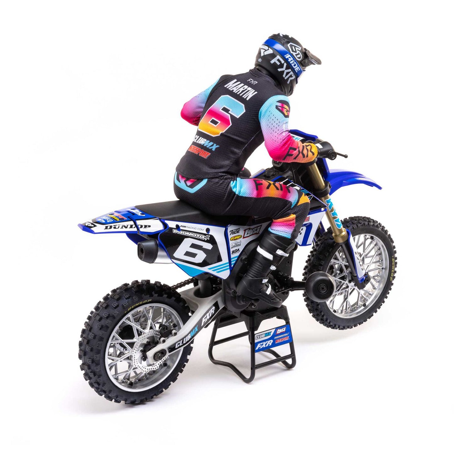 1/4 Promoto-MX Motorcycle RTR, Club MX: Blue