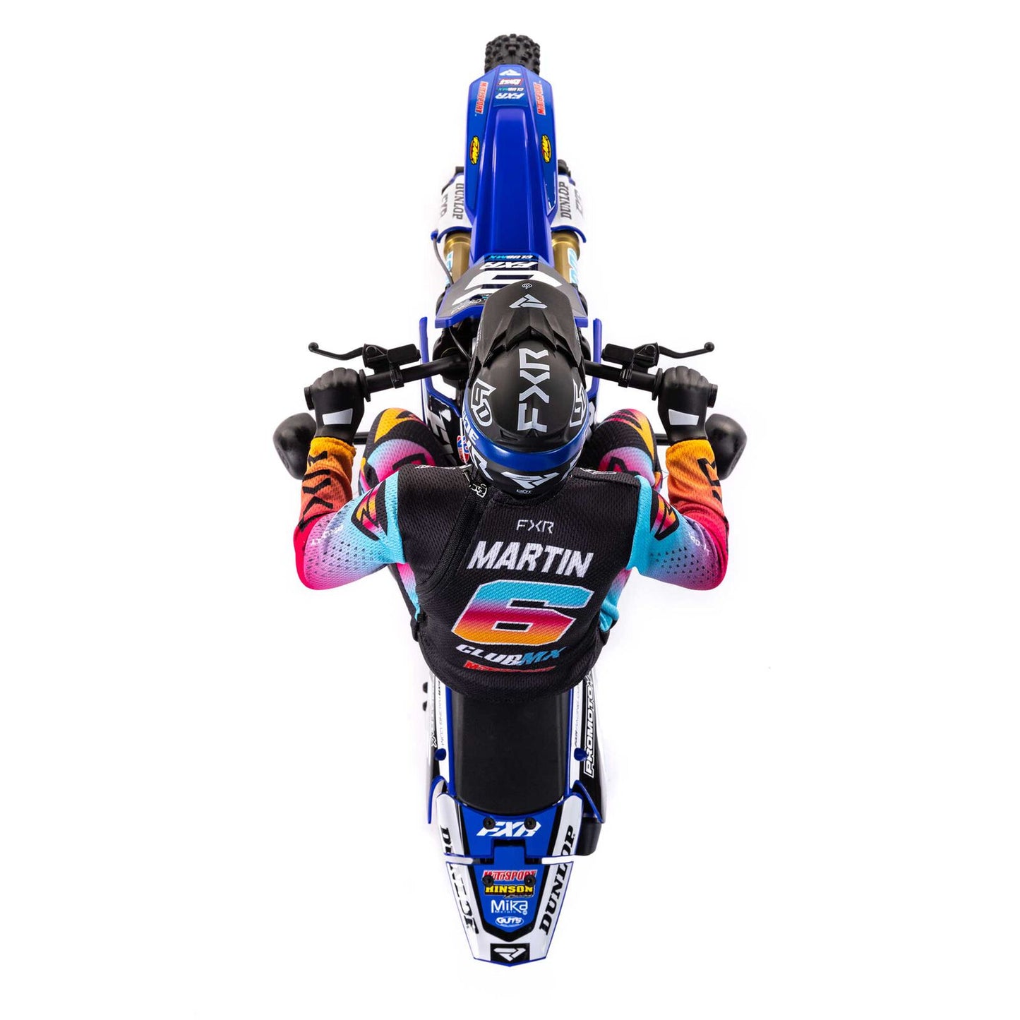 1/4 Promoto-MX Motorcycle RTR, Club MX: Blue