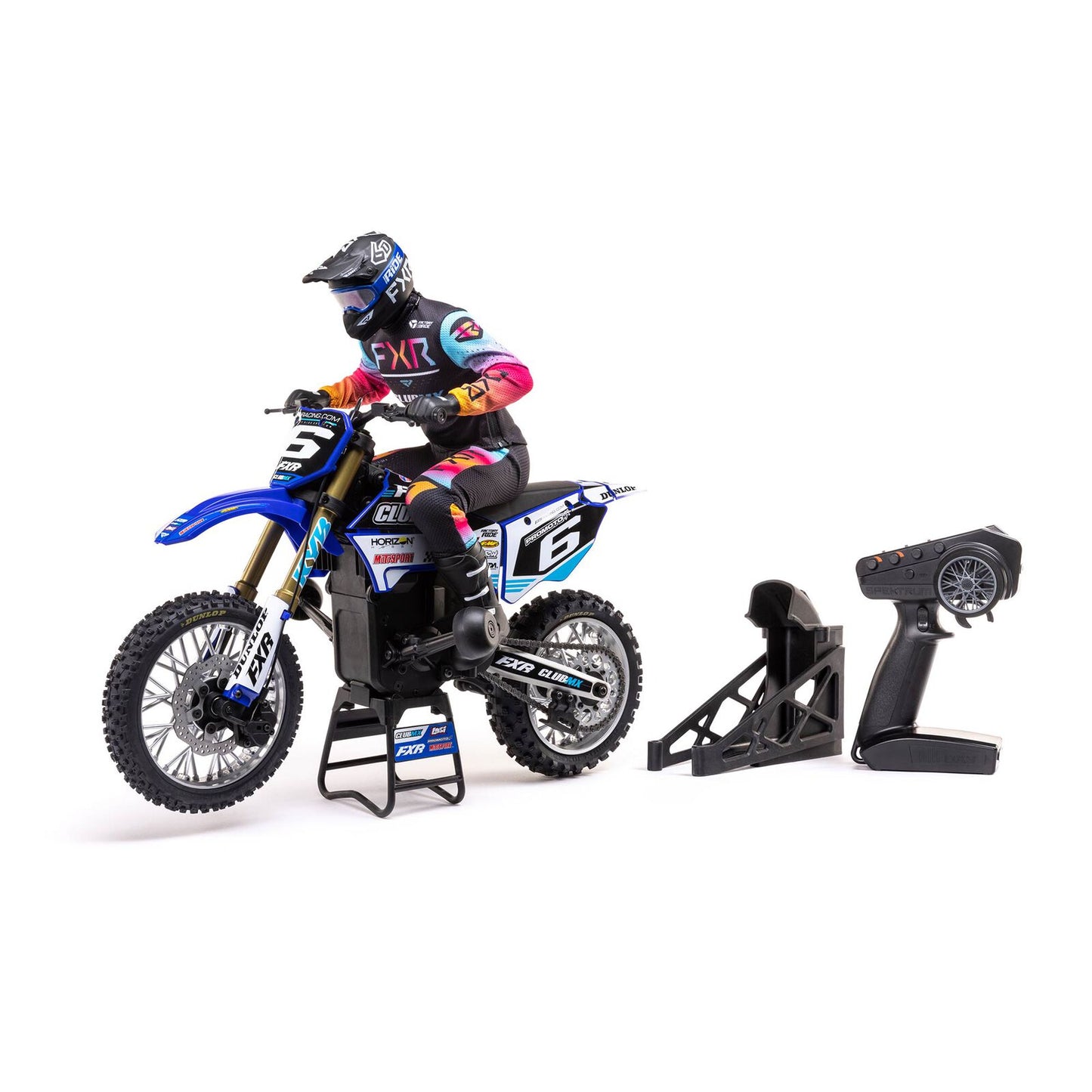 1/4 Promoto-MX Motorcycle RTR, Club MX: Blue