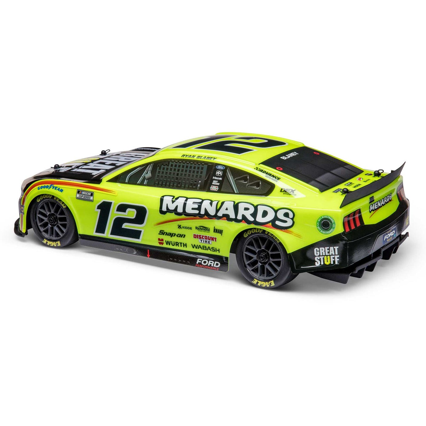 1/12 NASCAR Ryan Blaney No. 12 Menards 2024 Ford Mustang - RTR