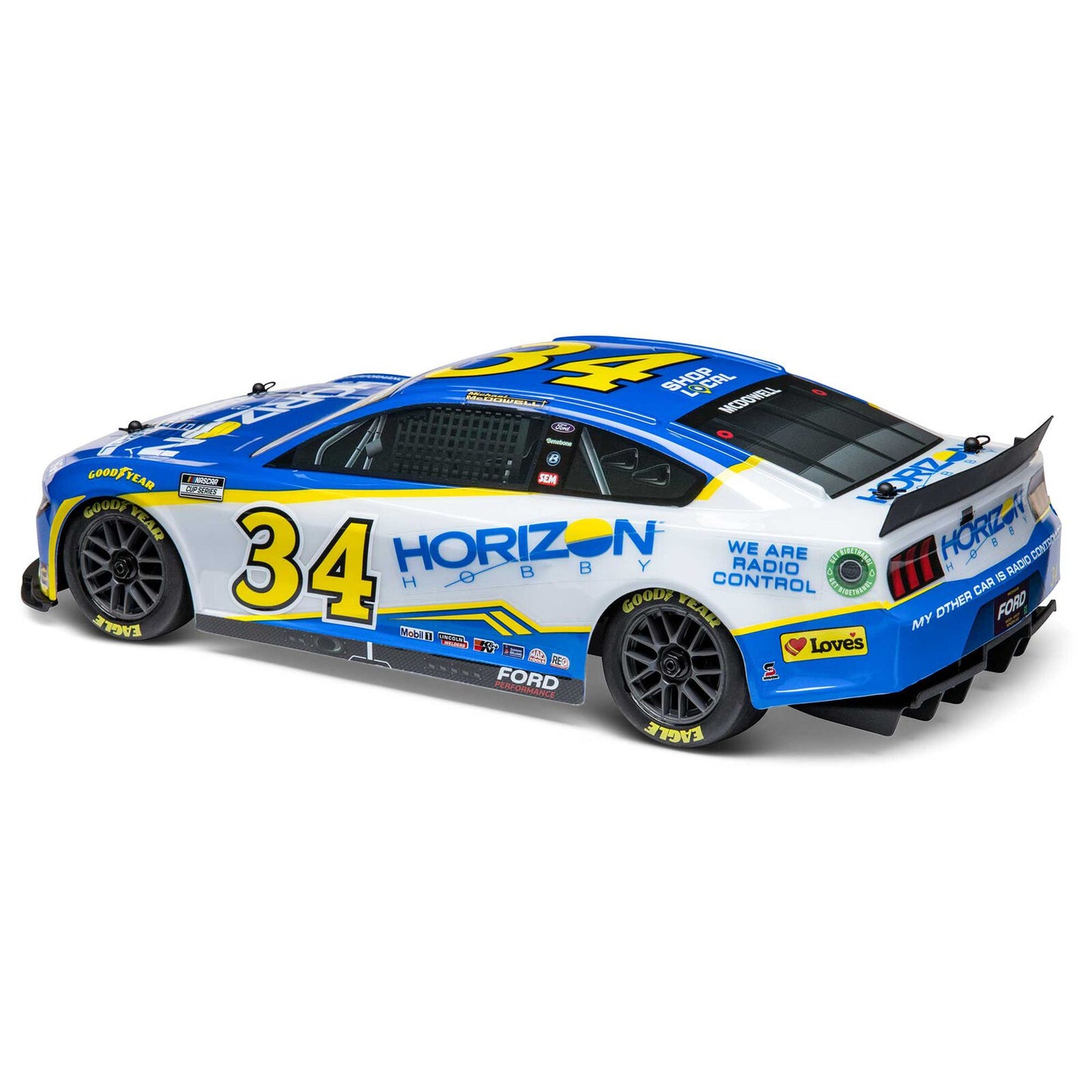 1/12 NASCAR Michael McDowell No. 34 Horizon Hobby 2024 Ford Mustang - RTR