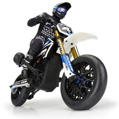 1/4 Supermoto Tire Front MTD Black Wheel: PM-MX