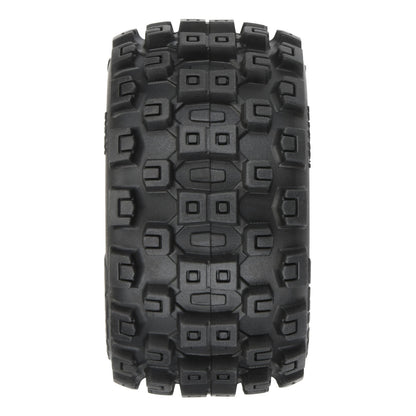 Badlands MX 1.85" All-Terrain (4) Mounted Raid Black 12mm Hex Wheels for Granite GROM