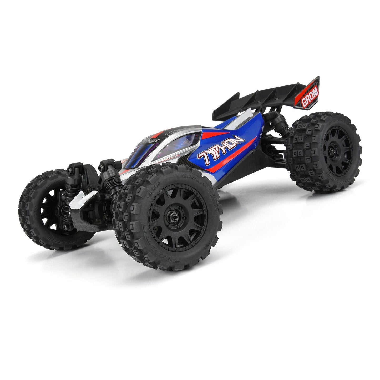 Badlands MX 1.85" All-Terrain (4) Mounted Raid Black 12mm Hex Wheels for Granite GROM