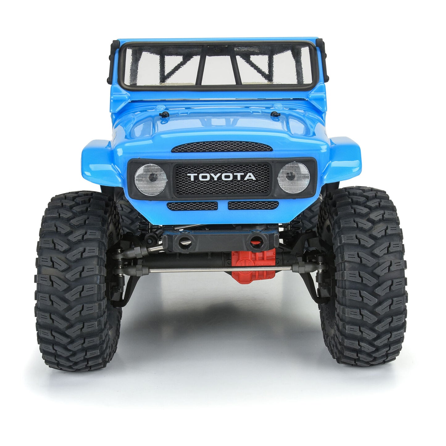 1979 Toyota Land Cruiser FJ40 Clear Body with Trail Cage & Scale Molded Accessories for 12.3"" (313m