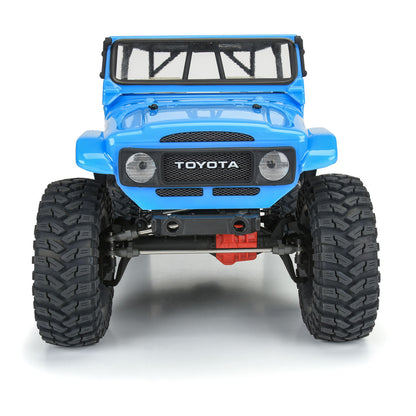 1979 Toyota Land Cruiser FJ40 Clear Body with Trail Cage & Scale Molded Accessories for 12.3"" (313m