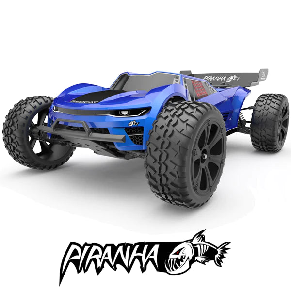 1/10 Piranha TR10 Brushed 2WD Electric Truggy Blue