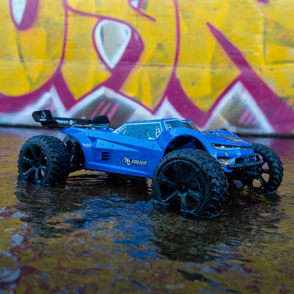 1/10 Piranha TR10 Brushed 2WD Electric Truggy Blue