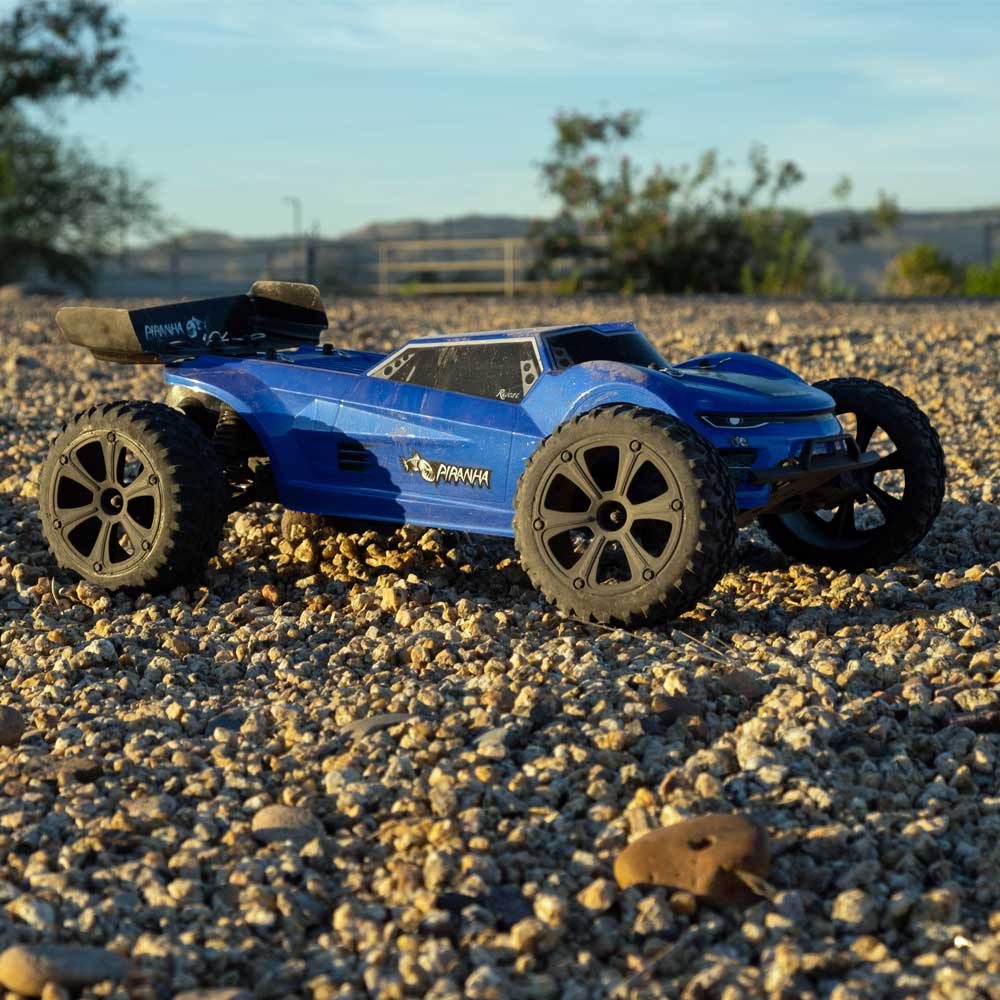 1/10 Piranha TR10 Brushed 2WD Electric Truggy Blue