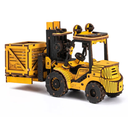 Engineering Vehicle 3D Wood Puzzle; Forklift