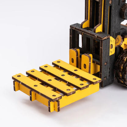 Engineering Vehicle 3D Wood Puzzle; Forklift