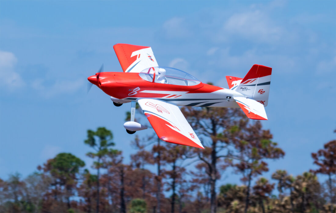 RV-8 60E G2 SUPER PNP, Red, Day