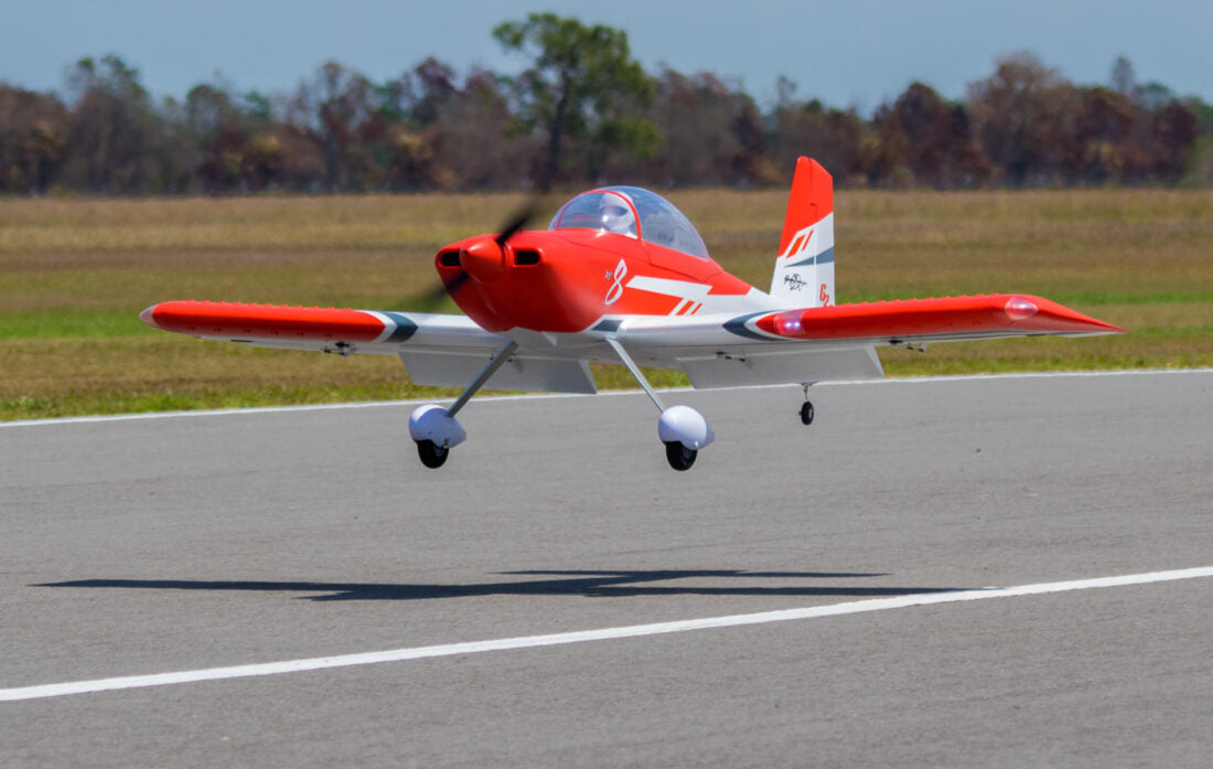 RV-8 60E G2 SUPER PNP, Red, Day