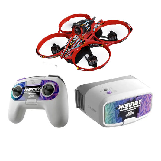 Sunray RTF Micro FPV Drone combo Red