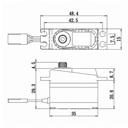 Savox- SV1250MG Servo