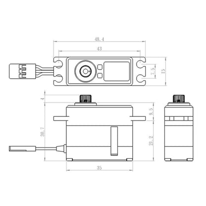 Savox- SV1261MG Servo