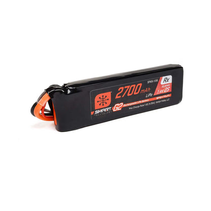 2 Cell 2700mAh 7.4V Smart G2 LiPo Rx Battery IC3