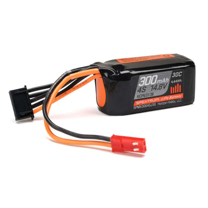 4 Cell 300mAh 14.8V 30C LiPo: JST