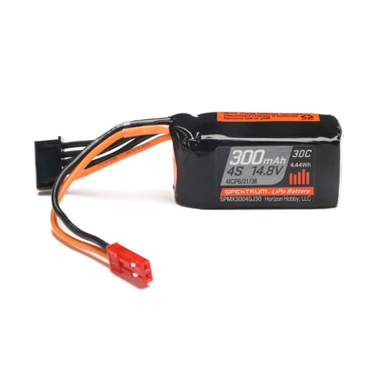 4 Cell 300mAh 14.8V 30C LiPo: JST