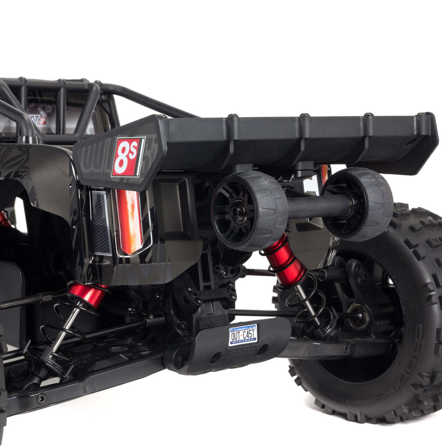 1/5 Outcast 4WD, EXtreme Bash Roller Stunt Truck (Requires battery & charger): Black