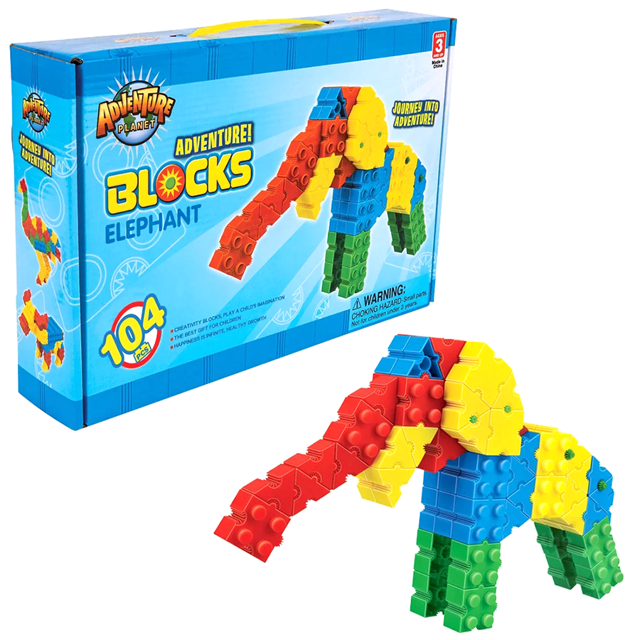 Elephant Building Block Set 104 pc