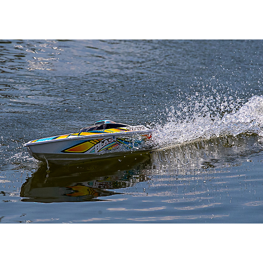 Blast RTR Boat w/Battery & Charger: Orange