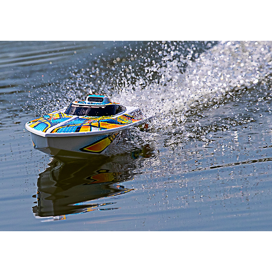 Blast RTR Boat w/Battery & Charger: Orange