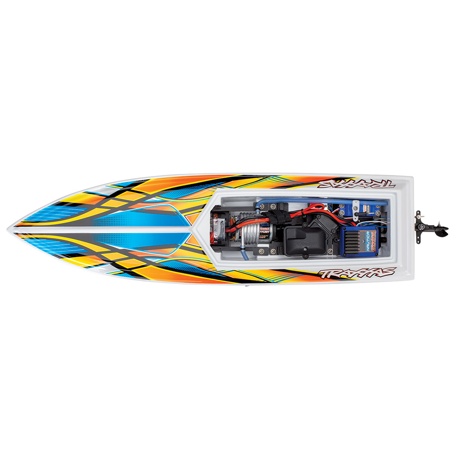 Blast RTR Boat w/Battery & Charger: Orange