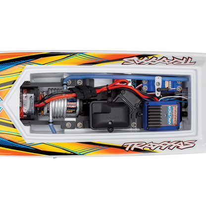 Blast RTR Boat w/Battery & Charger: Orange