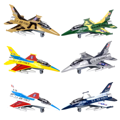 F-16 Diecast Jet 7"