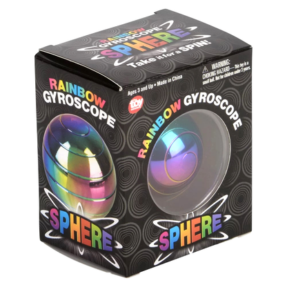 1.5" Rainbow Gyroscope Sphere