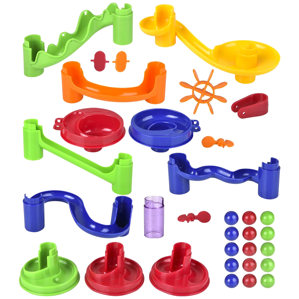 45 Piece Marble Run