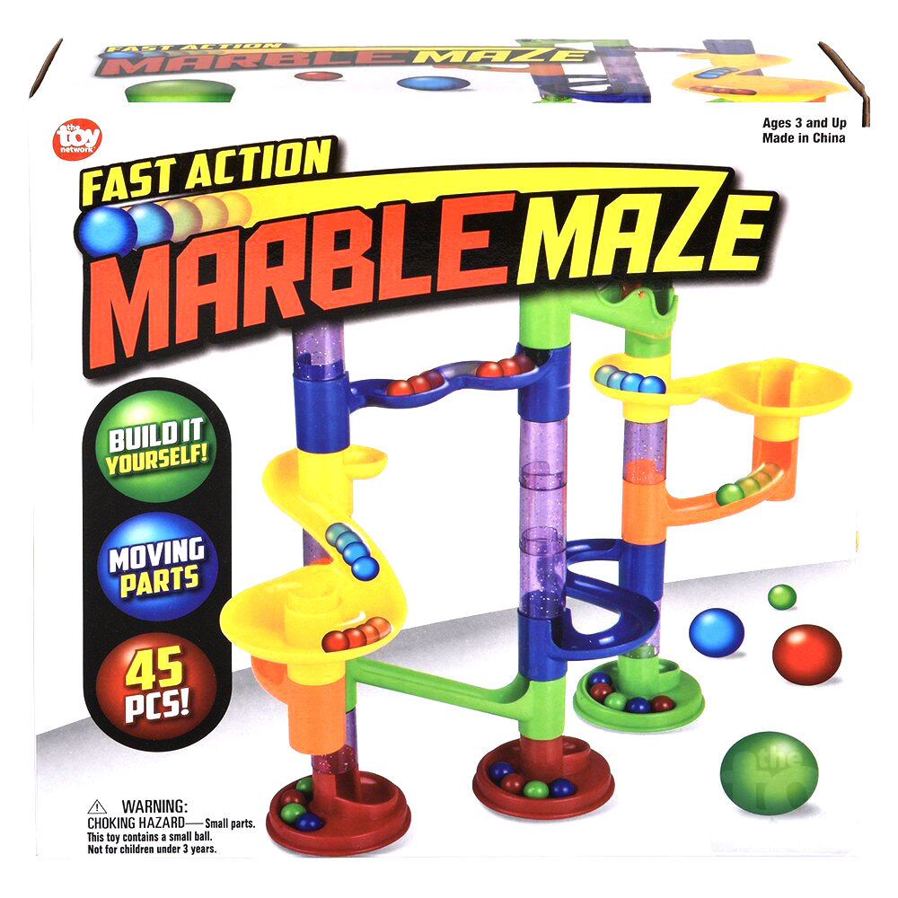 45 Piece Marble Run