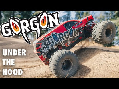 1/10 GORGON 4X2 Monster Truck Kit (includes battery and charger): Black