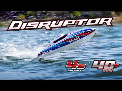 Disruptor, Self Righting 4S Race Boat Orange