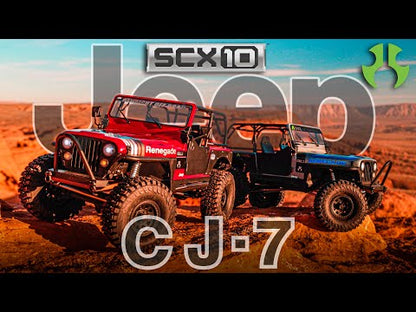 SCX10 III Jeep CJ-7, RTD (Requires battery & charger): Grey