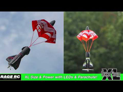 Spinner Missile XL Electric Free Flight Rocket-Black