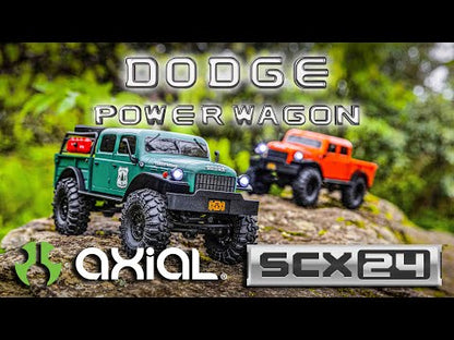 1/24 SCX24 1940’s Dodge Power Wagon RTR (Includes batttery & charger): Green