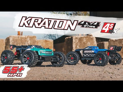 1/10 Kraton 4x4 4S BLX  Speed MT (Requires battery & charger): Red