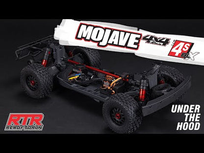 1/8 Mojave 4S 4WD BLX: (Requires battery & charger): Blue/Red