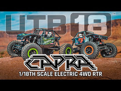 1/18 UTB18 Capra 4WD RTR Black (Includes battery & charger)