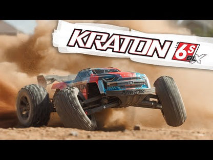 1/8 Kraton 6S, 4WD, BLX (Requires battery & charger): (Blue/Pink)