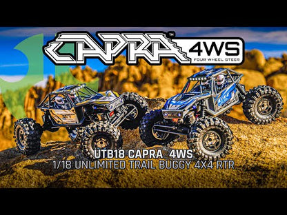 1/18 UTB18 Capra 4WS RTR King Blue (Includes battery & charger)