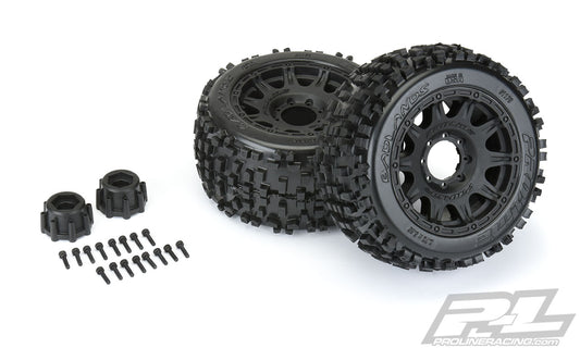 Badlands 3.8" MTD Raid 8x32 Wheels 17mm: F/R