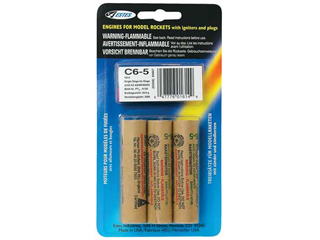 C6-5 Model Rocket Engines (3pk)