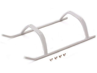 Landing Gear w/Hardware, White: 200 SR X